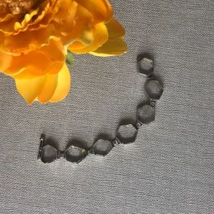 Silver Crystal/Glass Bracelet vintage✨